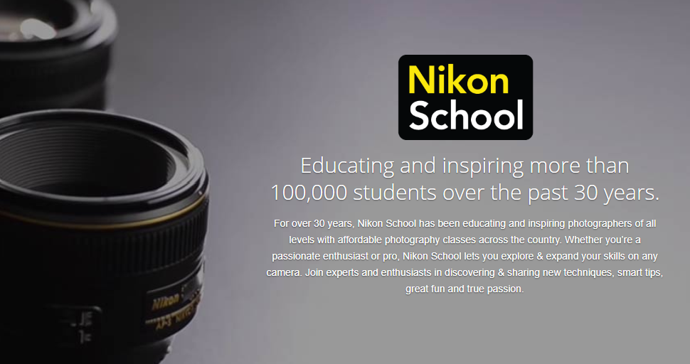 Nikon Schools webbplats