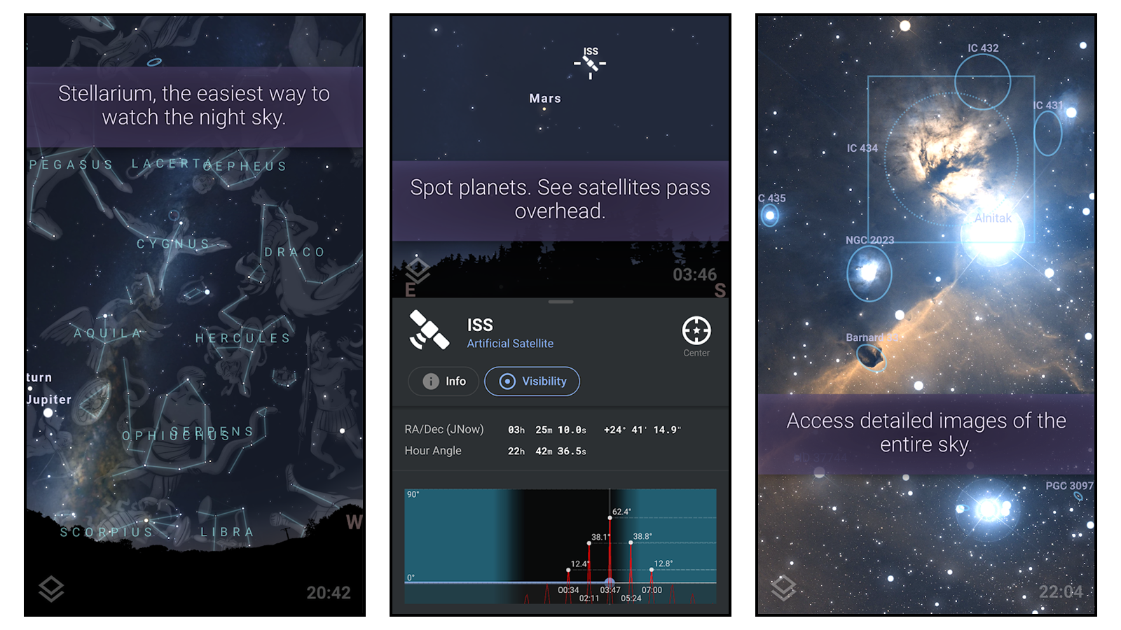 Aplikasi Stellarium Mobile Plus