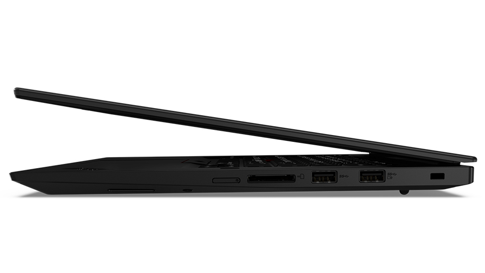 Mặt bên của Lenovo ThinkPad X1 Extreme Gen 3 để xem các cổng