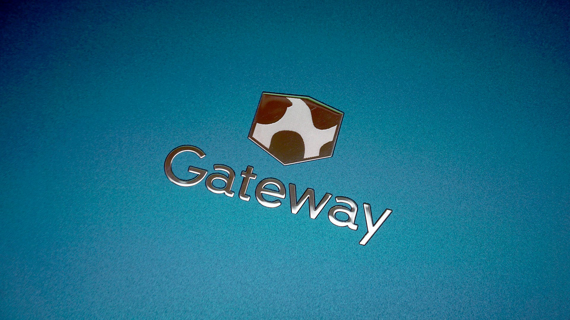 Gateway bärbar logotyp