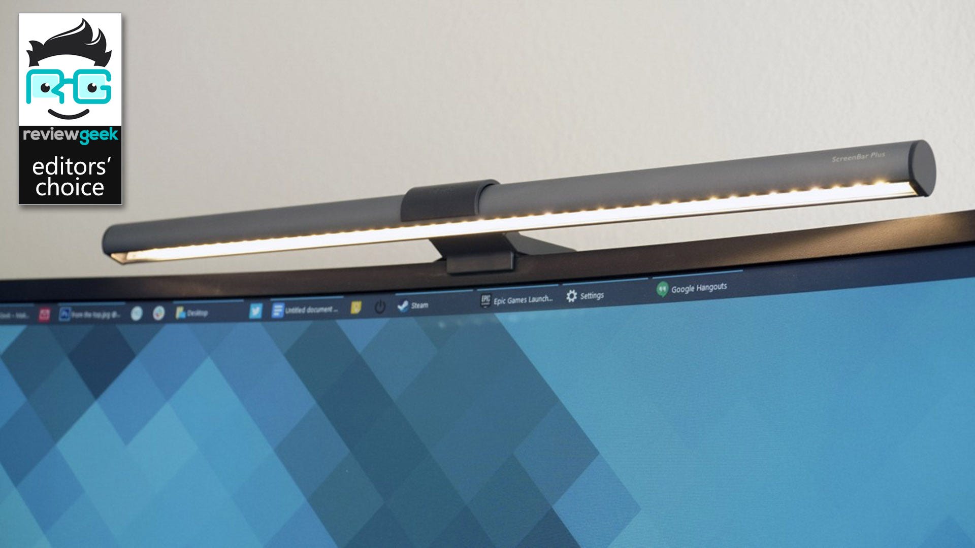 ScreenBar Plus BenQ adalah peningkatan pencahayaan premium untuk desktop Anda