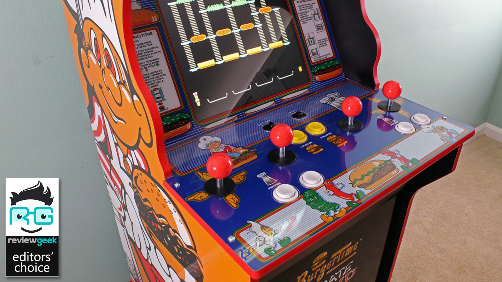 Arcade1Ups “BurgerTime” är ett vackert samlarobjekt för Arcade-fans