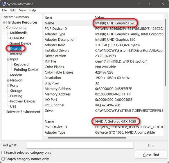Thông tin hệ thống Kiểm tra thông số phần cứng và cấu hình của Windows 11 máy tính