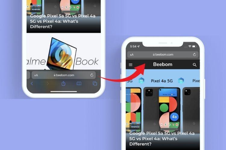 Cara mengubah desain bilah alamat Safari di iOS 15 di iPhone