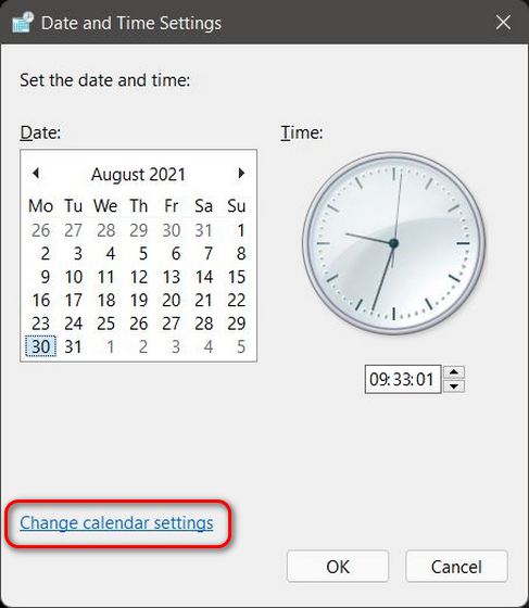 Cách thay đổi ngày và giờ trong Windows 11