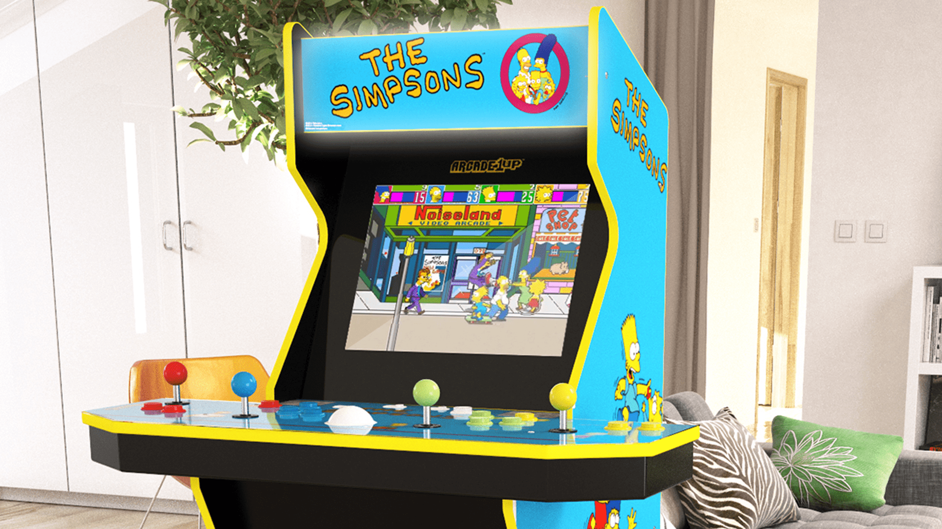 Arcade1Up hướng tới Springfield với trò chơi điện tử 'The Simpsons' mới