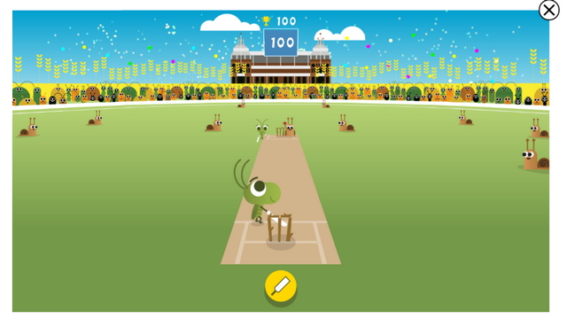 Trò nghịch ngợm doodle của Google giành cho cricket