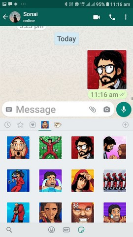 WhatsApp nhận được gói hình dán Heist tiền mới;  Đây là cách tải xuống chúng trên iOS và Android