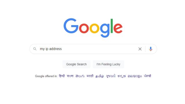 alamat ip saya google