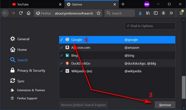 Cara mengubah Mesin Pencari Default di Firefox pada WindowsMac, Android, iOS