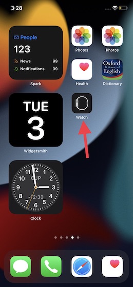 Mở ứng dụng Watch trên iPhone của bạn