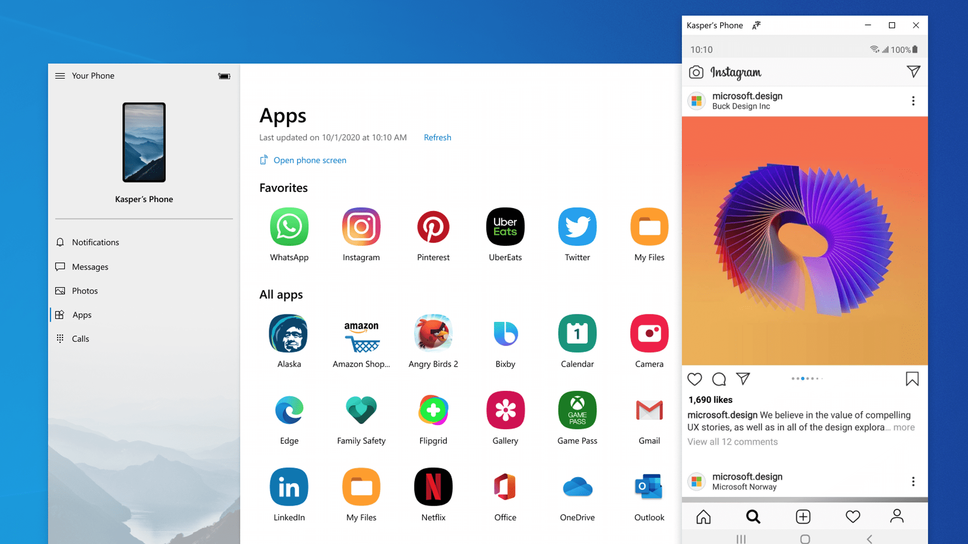 Strömma Android-appar till alla Windows 10-datorer