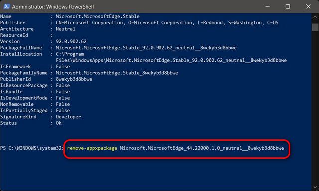 Cara menghapus, menghapus, dan mencopot pemasangan Microsoft Edge dari Windows 11