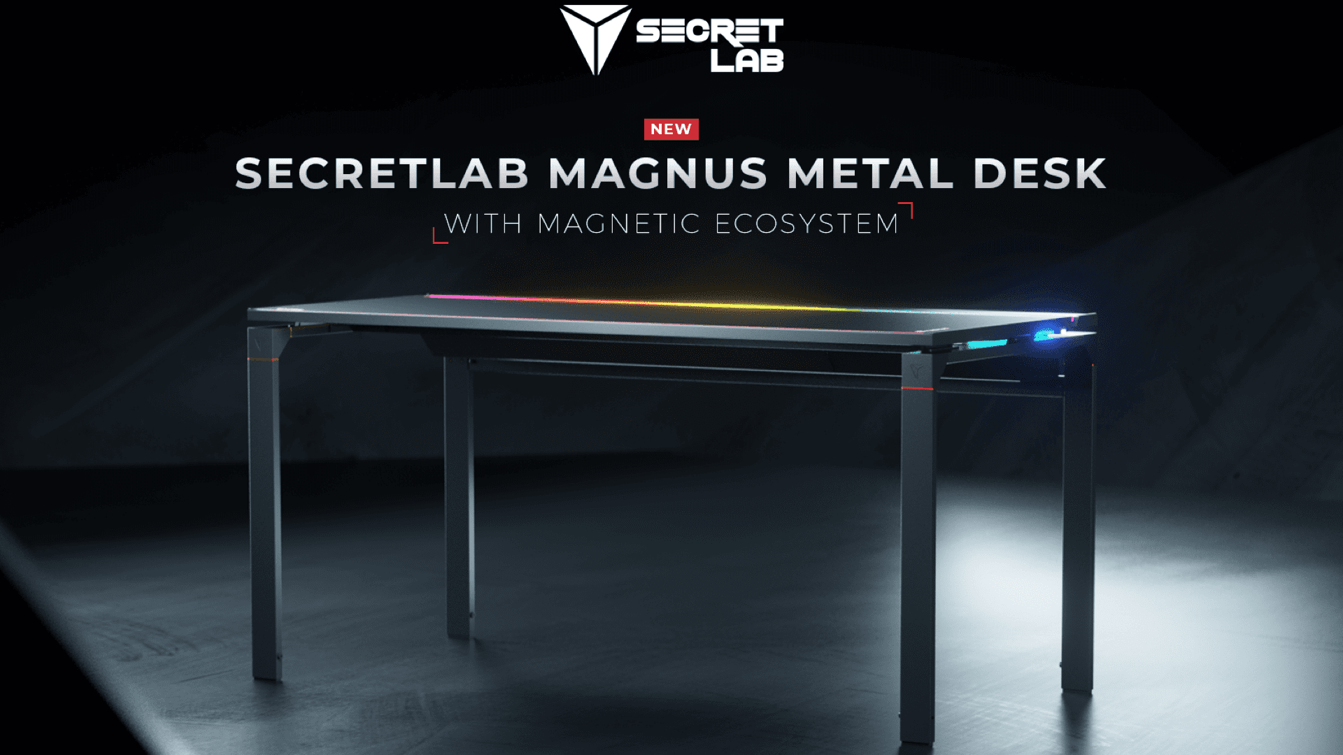 Meja pertama Secretlab yang menawarkan aksesori Magical Magnetic dan RGB Lighting