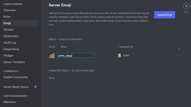 atur emoji alias perselisihan - Emoji Kustom untuk Server Perselisihan Anda