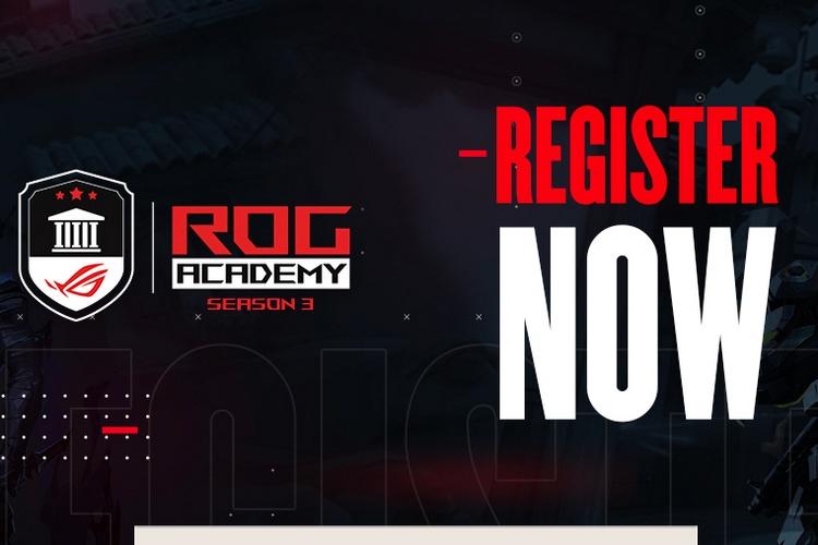 Asus ROG Academy Season 3 dengan Pendaftaran Valid Sekarang Dibuka