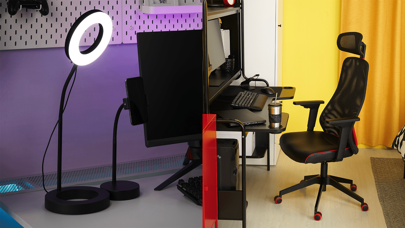 Ikeas “Gamer Gear”-linje är ren och minimalistisk, utan RGB i sikte