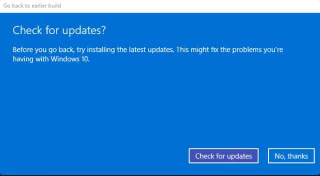 Nedgradera till Windows 10 Från Windows 11 inom 10 dagar