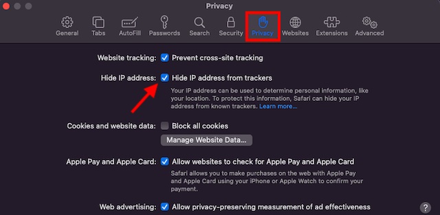 Bây giờ ẩn địa chỉ IP khỏi trình theo dõi - Ẩn Địa chỉ IP trong Safari trong iOS 15 và macOS Monterey