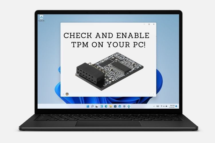 Så här kontrollerar och aktiverar du TPM-chip på din Windows-dator