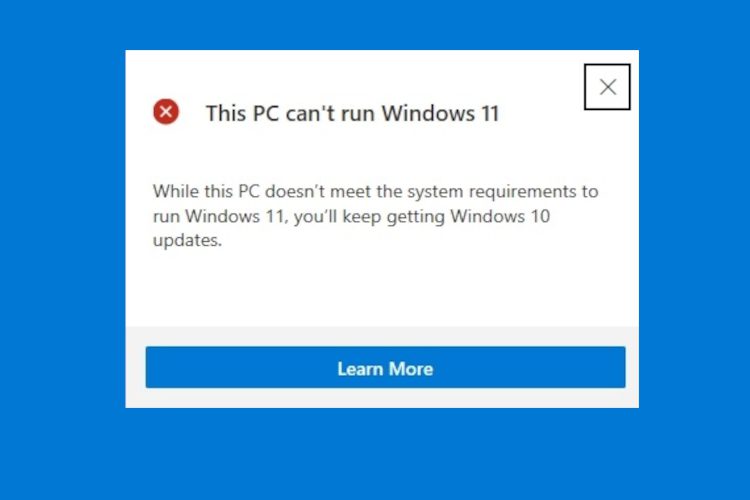 Ser du felet “Den här datorn kan inte köra Windows 11”?  Här är fixen!