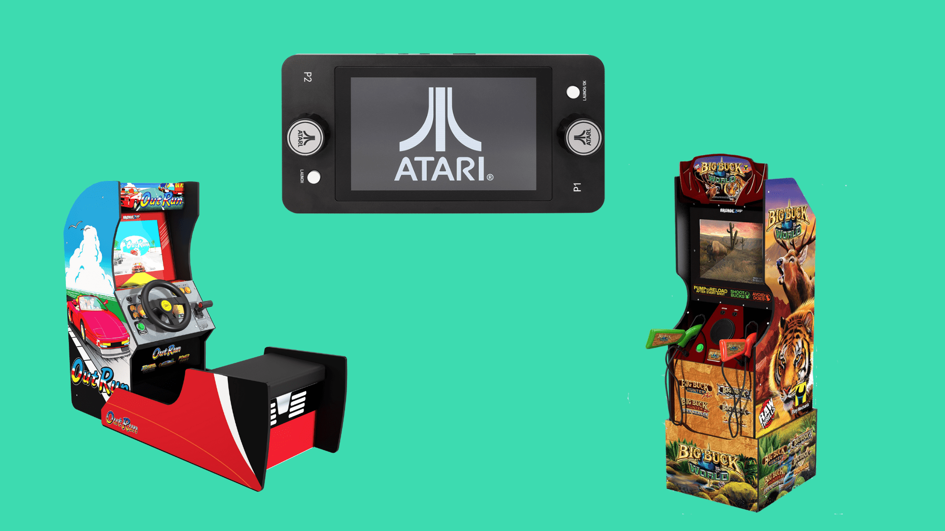 Arcade1Up öppnar förbeställningar för ‘Big Buck World’ och ‘Atari Mini PONG Jr’