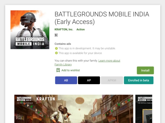 instal battlegrounds mobile india 2