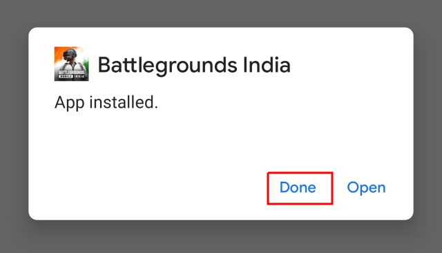 không mở battleground mobile india sau khi cài đặt