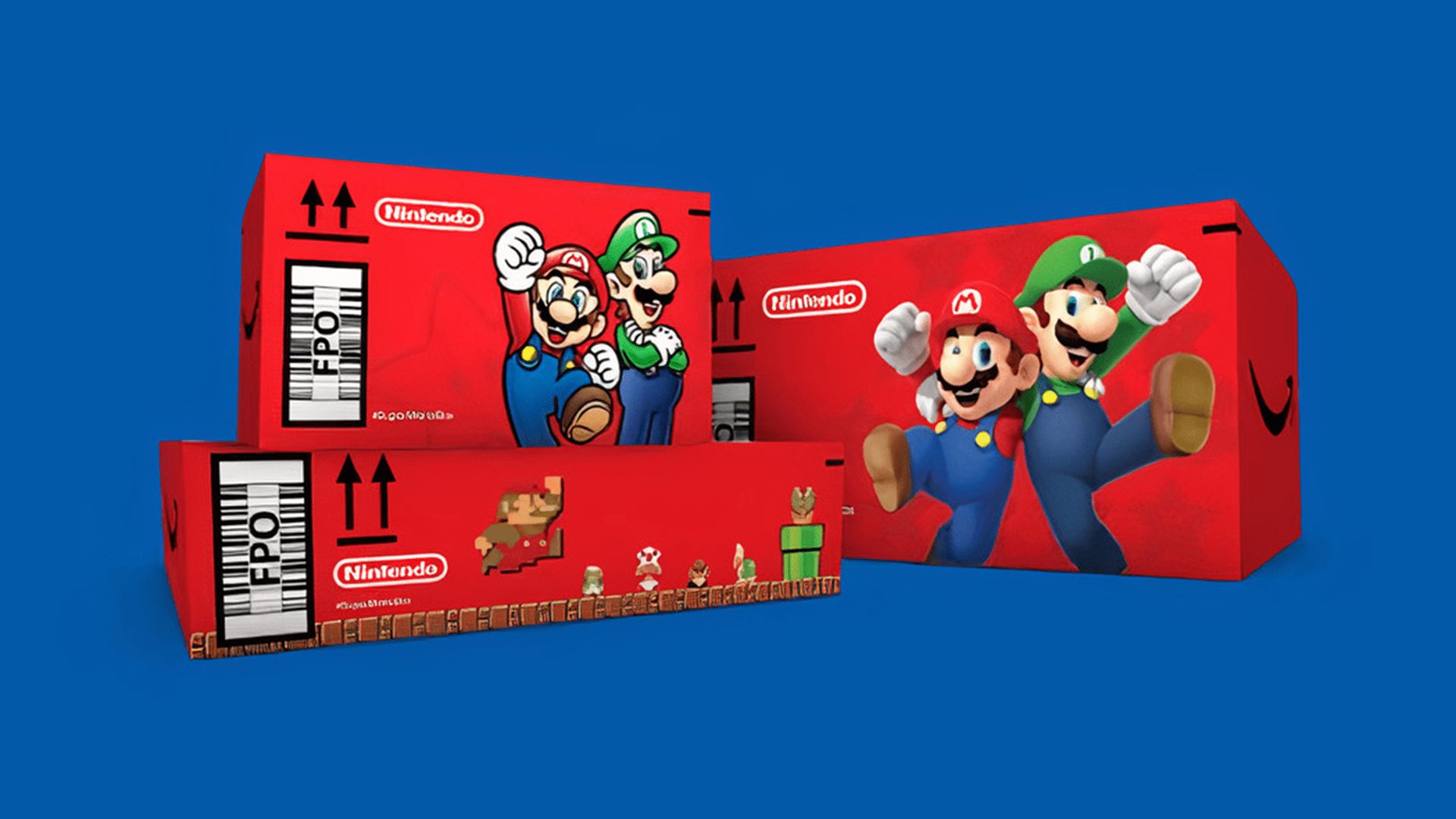 Din nästa Amazon-beställning tillgänglig i begränsad upplaga “Super Mario”-förpackningar
