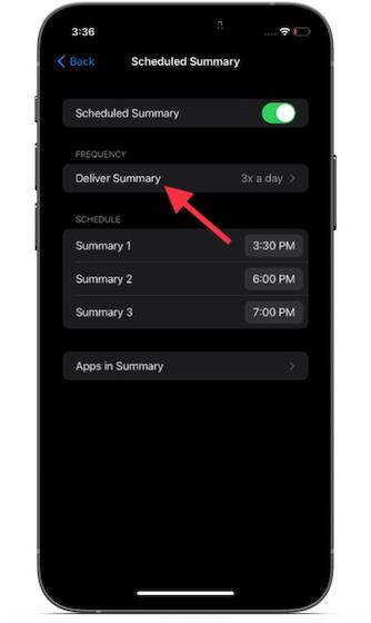 Berikan Ringkasan - Aktifkan Ringkasan Pemberitahuan di iOS 15