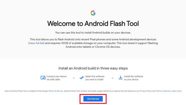 công cụ flash android - Cài đặt Android 12 Beta