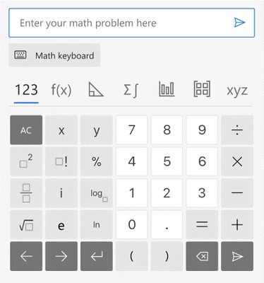 matematiktangentbord - Microsoft Edge