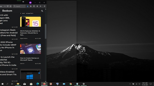 Använd delad skärm i Windows 10 för att köra flera appar sida vid sida