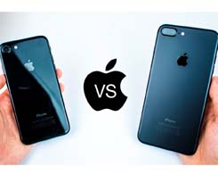 $70 falsk iPhone 7 Plus vs $900 iPhone 7 Plus det är Jet Black!