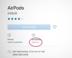 AirPods är konstigt slut i lager i hela Europa Apple…