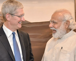 Apples vd:ar förväntas träffa Indien…