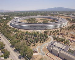 Film från Apple Drone Park visar konstruktionen av…