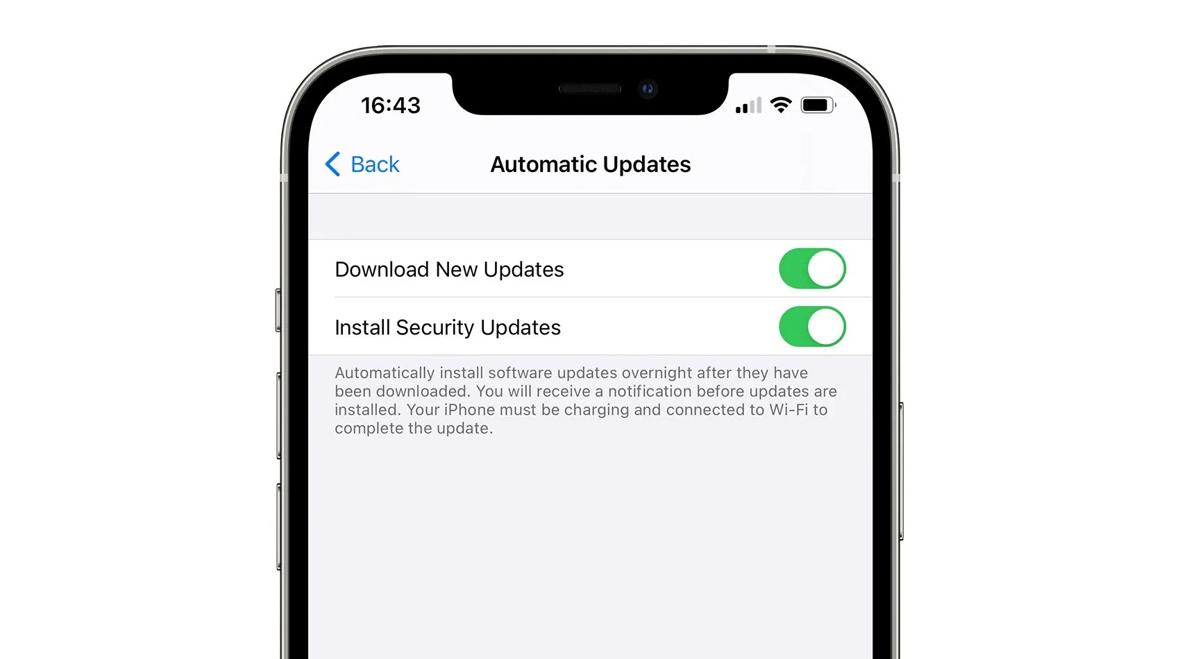 Apple kan låta iOS-användare installera säkerhetsfixar utan fullständiga iOS-uppdateringar