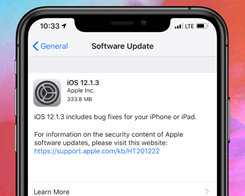 Apple Berhenti menandatangani iOS 12.1.3