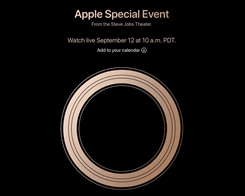 Apple kommer att livestreama iPhone 2018-evenemang den 12 september