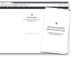Apple Store går offline innan iPhone 8, Apple Watch…