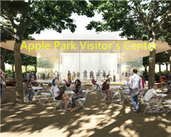 Parkens Apple Visitor Center visas i nya bilder