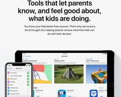 Apple publicerar ny “familjewebbplats” med föräldrakontroll…