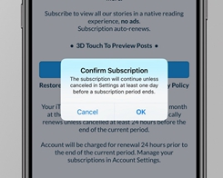 Apple iOS lägger till ett nytt “Bekräfta prenumeration”-steg för in-app…