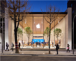 AppleDen första butiken i Korea som öppnade på lördag