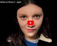 Apples senaste iPhone X-annons visar upp selfies