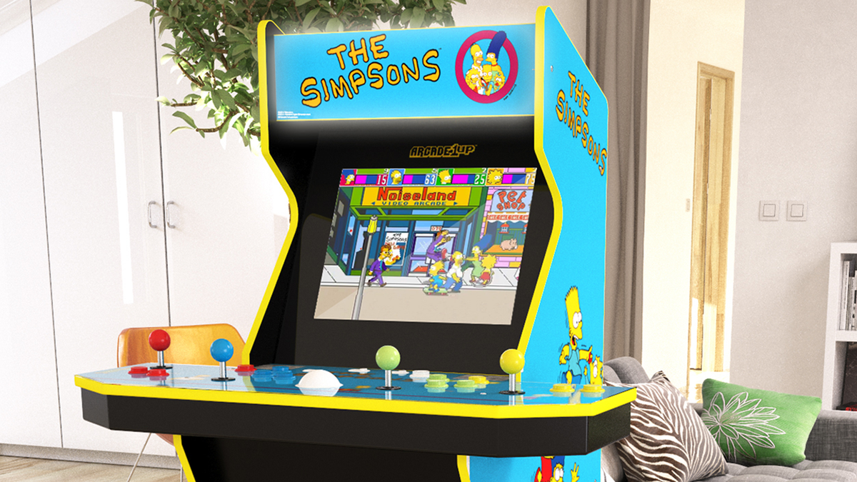 Một máy trò chơi điện tử Simpsons
