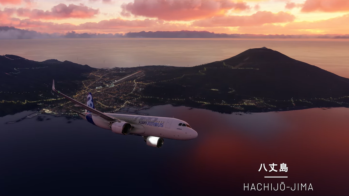 Vacker utsikt över Japan från Microsofts nya speluppdatering 