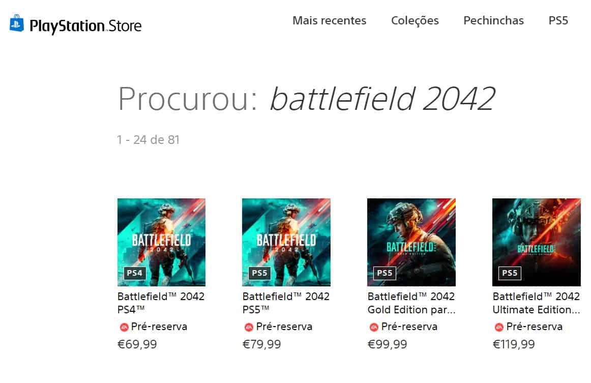 Battlefield 2042 onlinefrimärken kostar 80 €