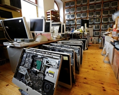 Österrike Samling av 1 100 Mac-datorer som söker räddning från bortskaffande